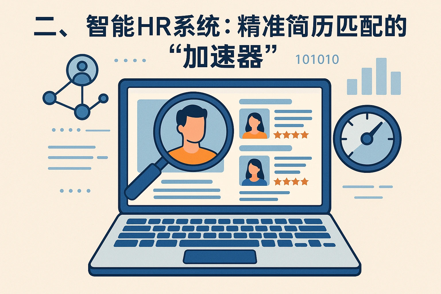 二、智能HR系统：精准简历匹配的“加速器”