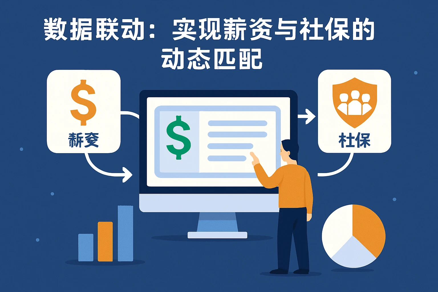 2. 数据联动：实现薪资与社保的动态匹配