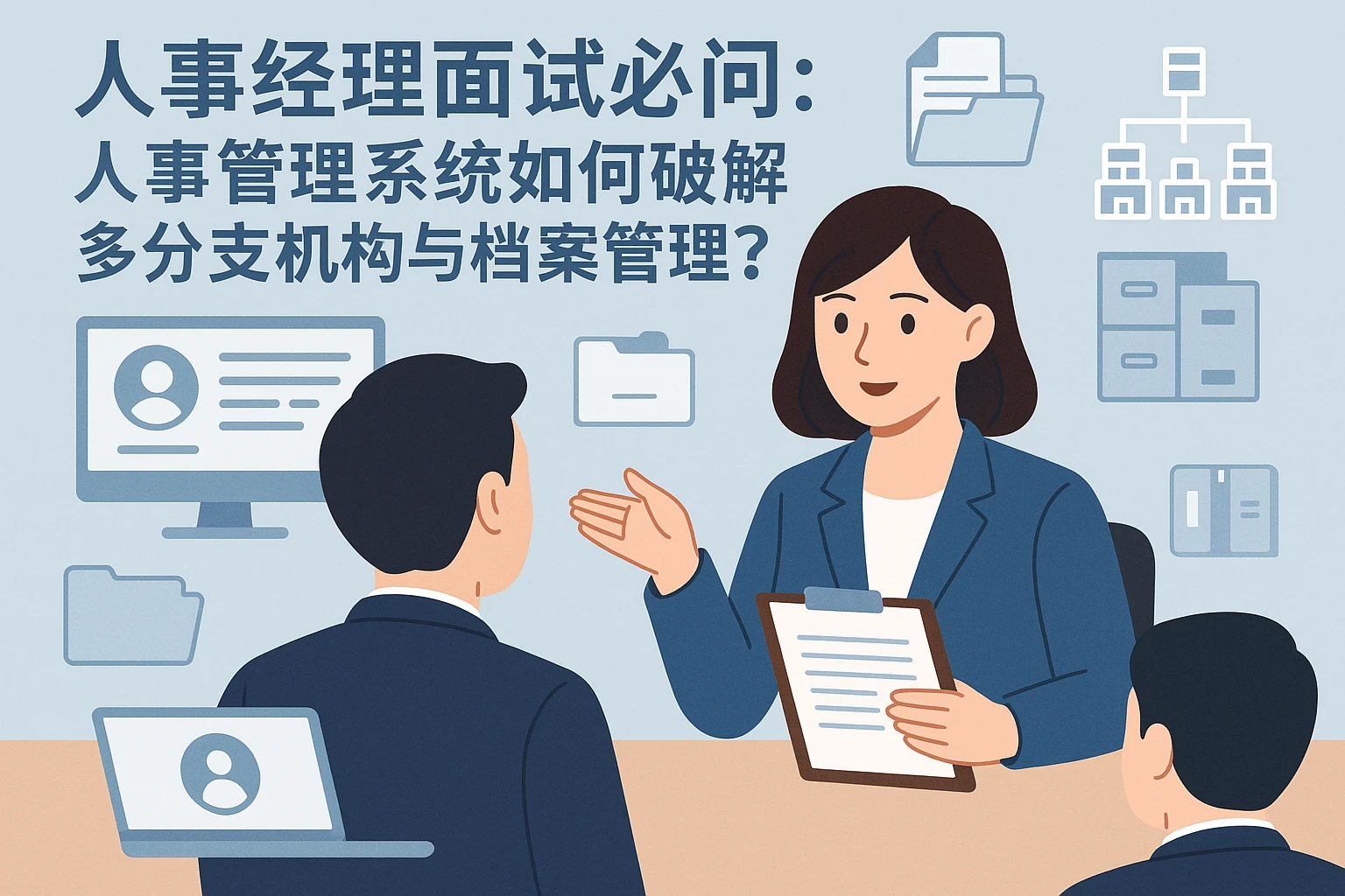 人事经理面试必问：人事管理系统如何破解多分支机构与档案管理痛点？