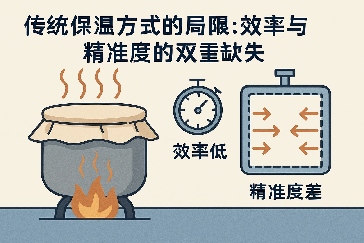 2. 传统保温方式的局限：效率与精准度的双重缺失