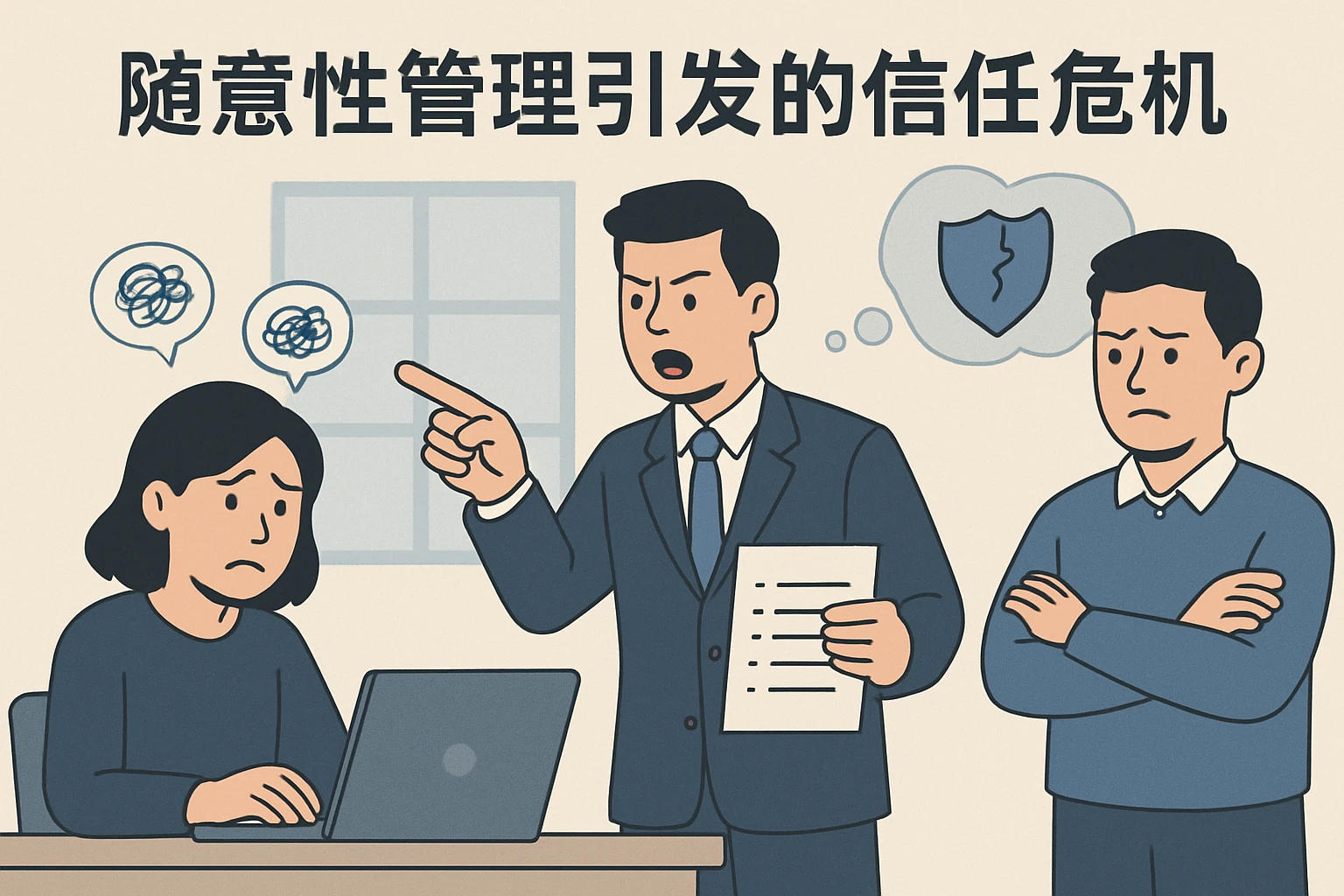 1. 随意性管理引发的信任危机