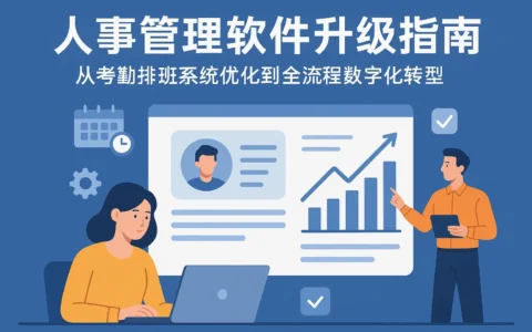 人事管理软件升级指南：从考勤排班系统优化到全流程数字化转型