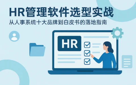 HR管理软件选型实战：从人事系统十大品牌到白皮书的落地指南