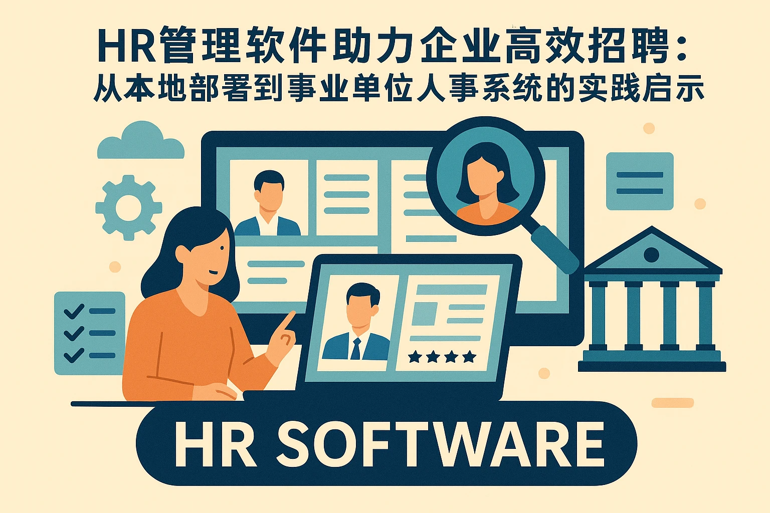 HR管理软件助力企业高效招聘：从本地部署到事业单位人事系统的实践启示