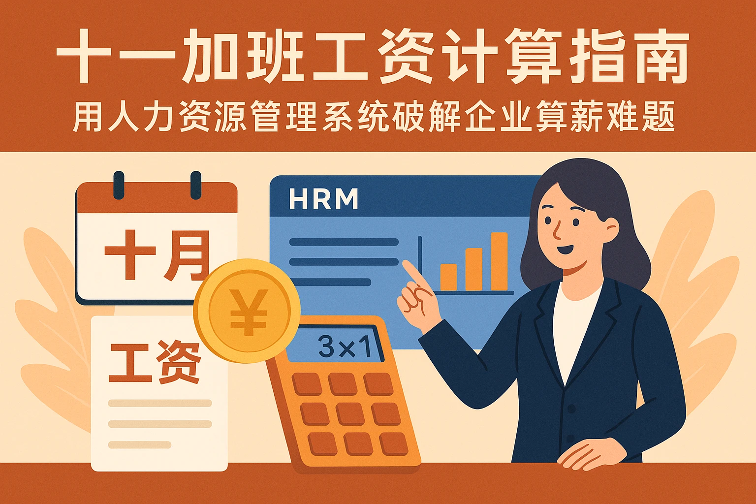 十一加班工资计算指南：用人力资源管理系统破解企业算薪难题