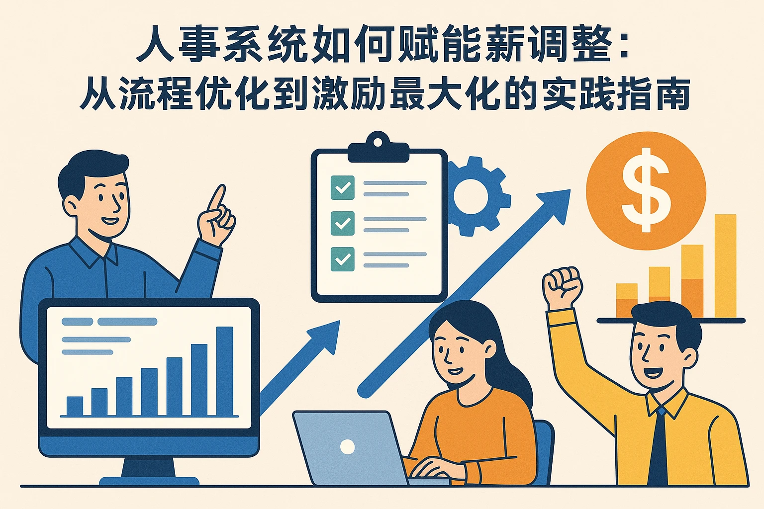 人事系统如何赋能薪酬调整：从流程优化到激励最大化的实践指南