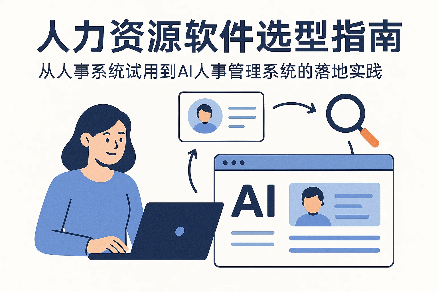 人力资源软件选型指南：从人事系统试用到AI人事管理系统的落地实践