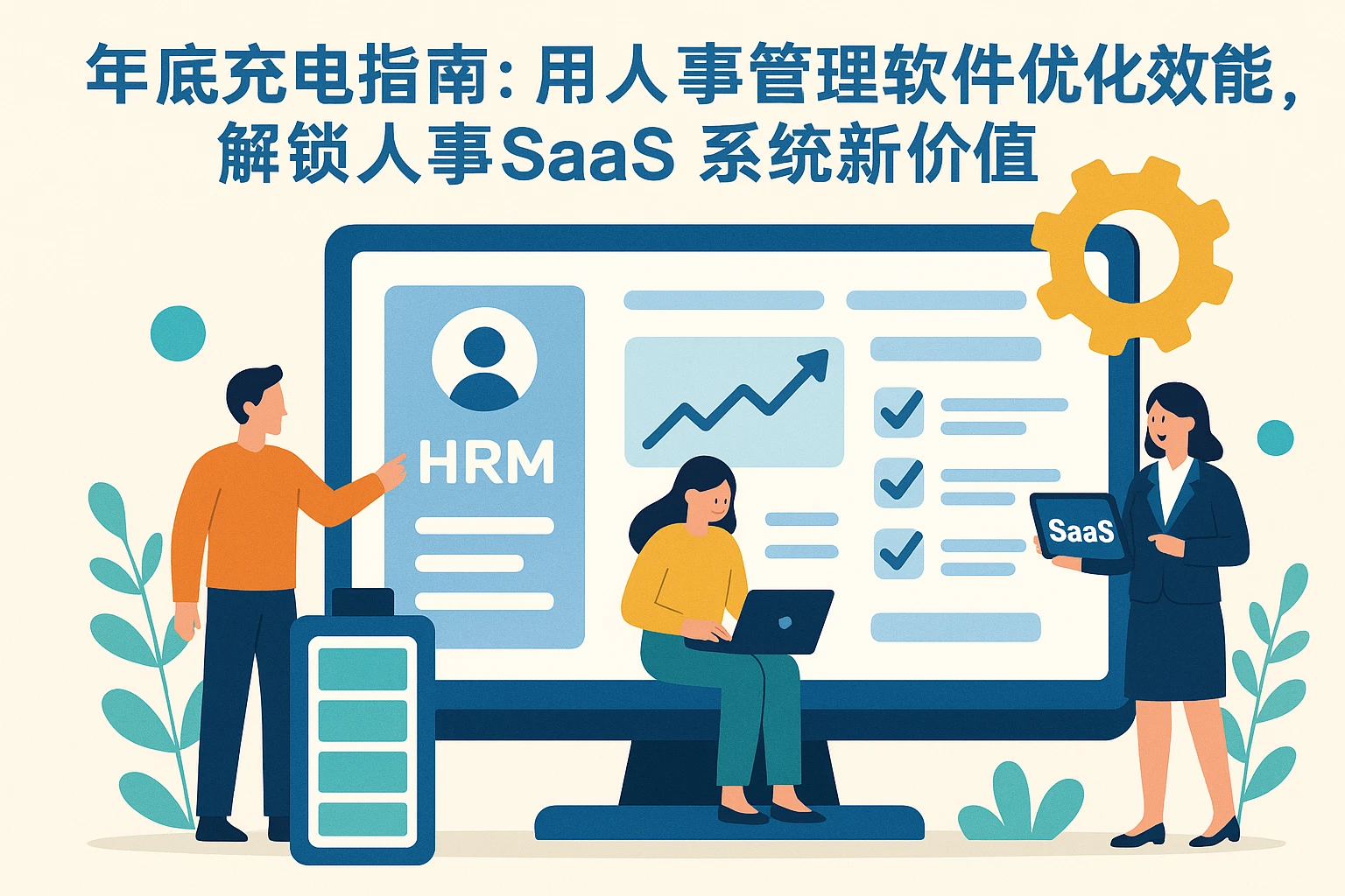 年底充电指南：用人事管理软件优化组织效能，解锁人事SaaS系统新价值