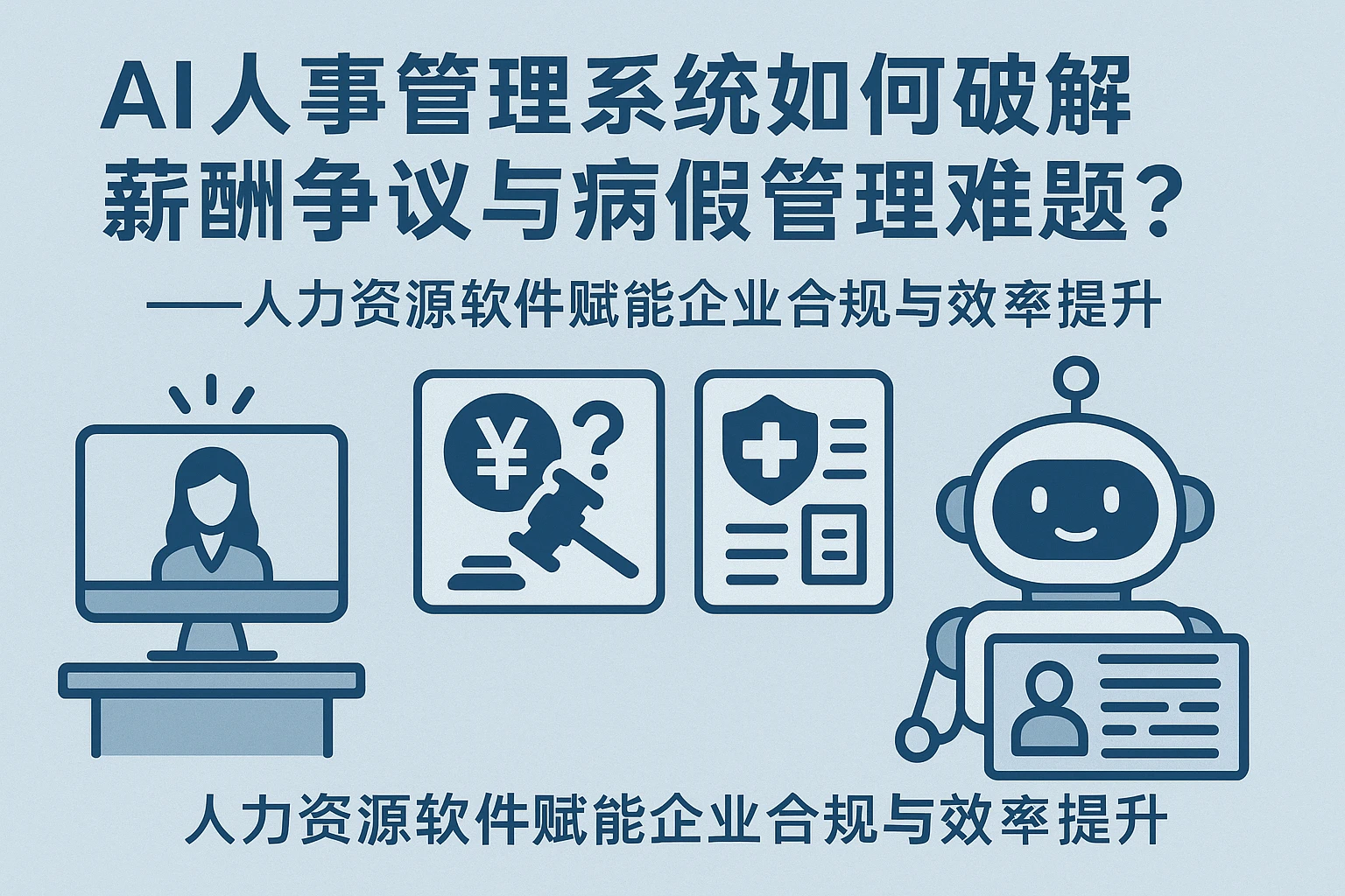 AI人事管理系统如何破解薪酬争议与病假管理难题？——人力资源软件赋能企业合规与效率提升