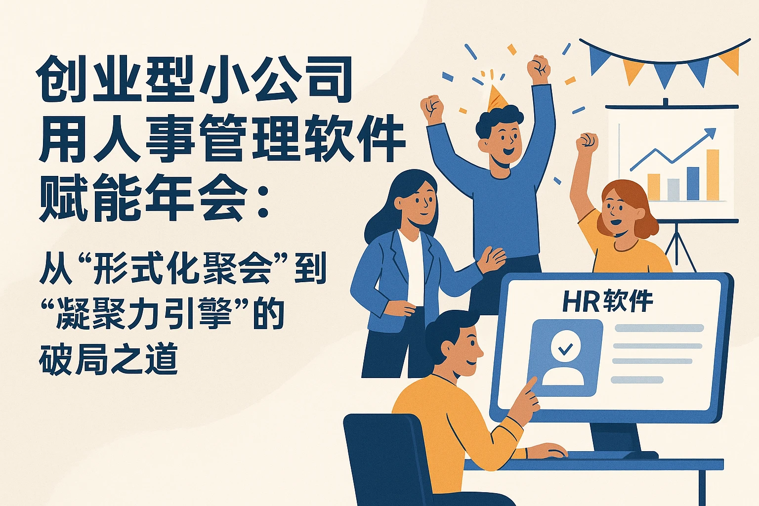 创业型小公司用人事管理软件赋能年会：从“形式化聚会”到“凝聚力引擎”的破局之道