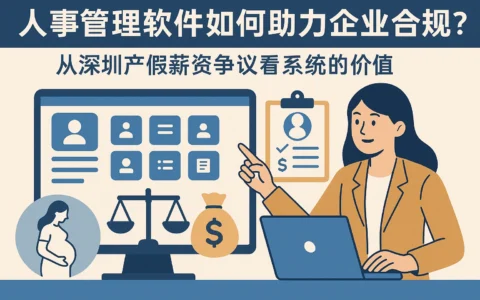 人事管理软件如何助力企业合规？从深圳产假薪资争议看系统的价值