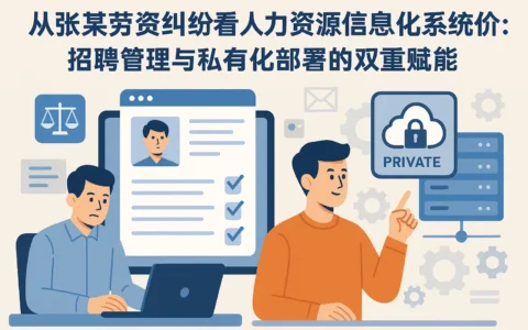 从张某劳资纠纷看人力资源信息化系统价值：招聘管理与私有化部署的双重赋能