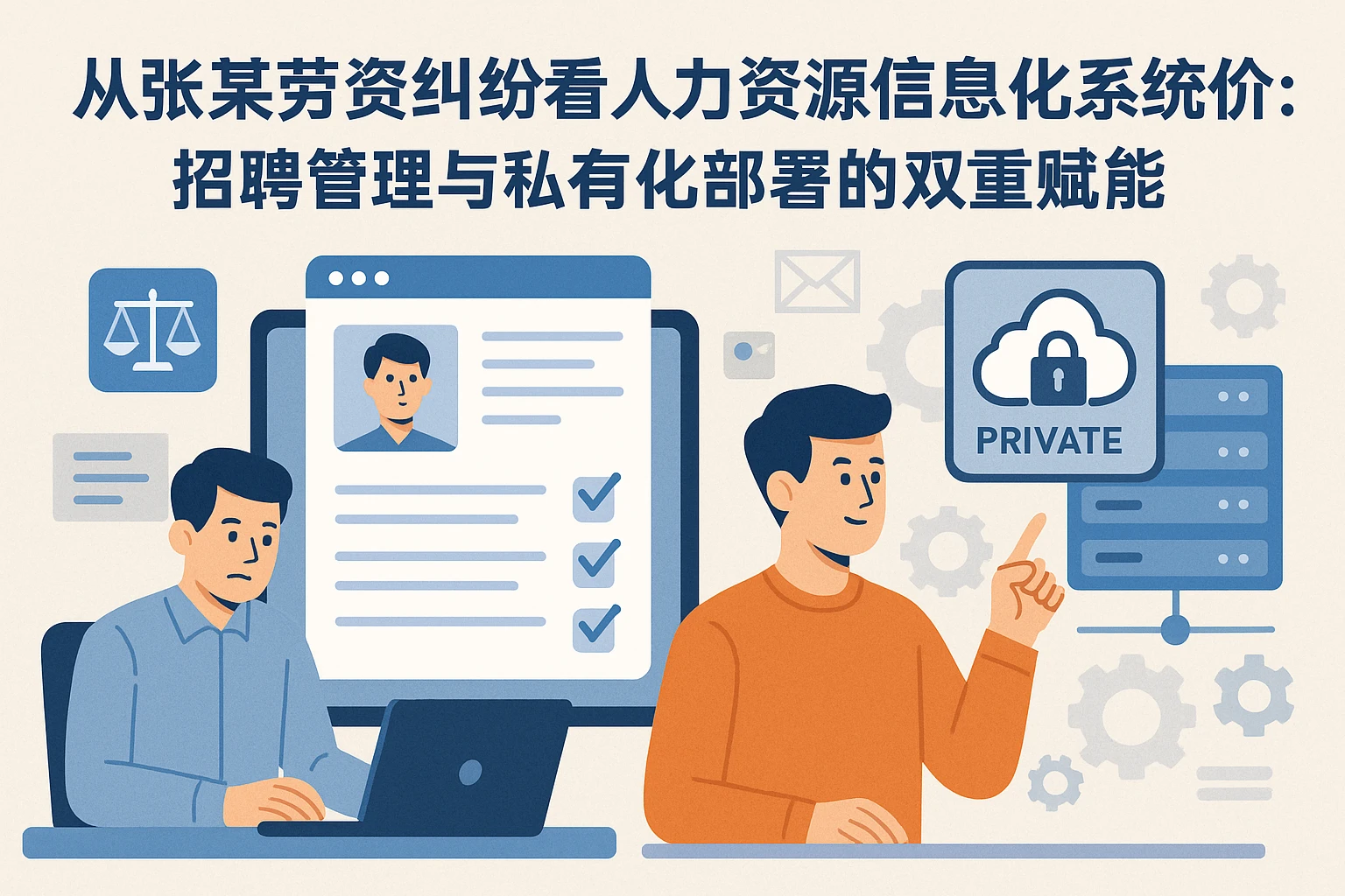 从张某劳资纠纷看人力资源信息化系统价值：招聘管理与私有化部署的双重赋能