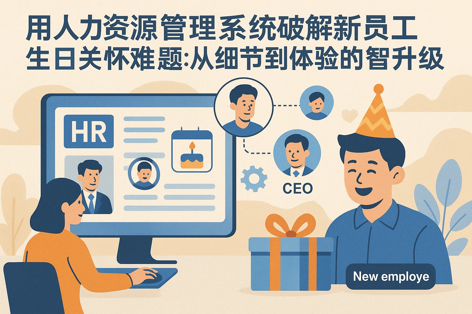 用人力资源管理系统破解新员工生日关怀难题：从细节到体验的智能升级