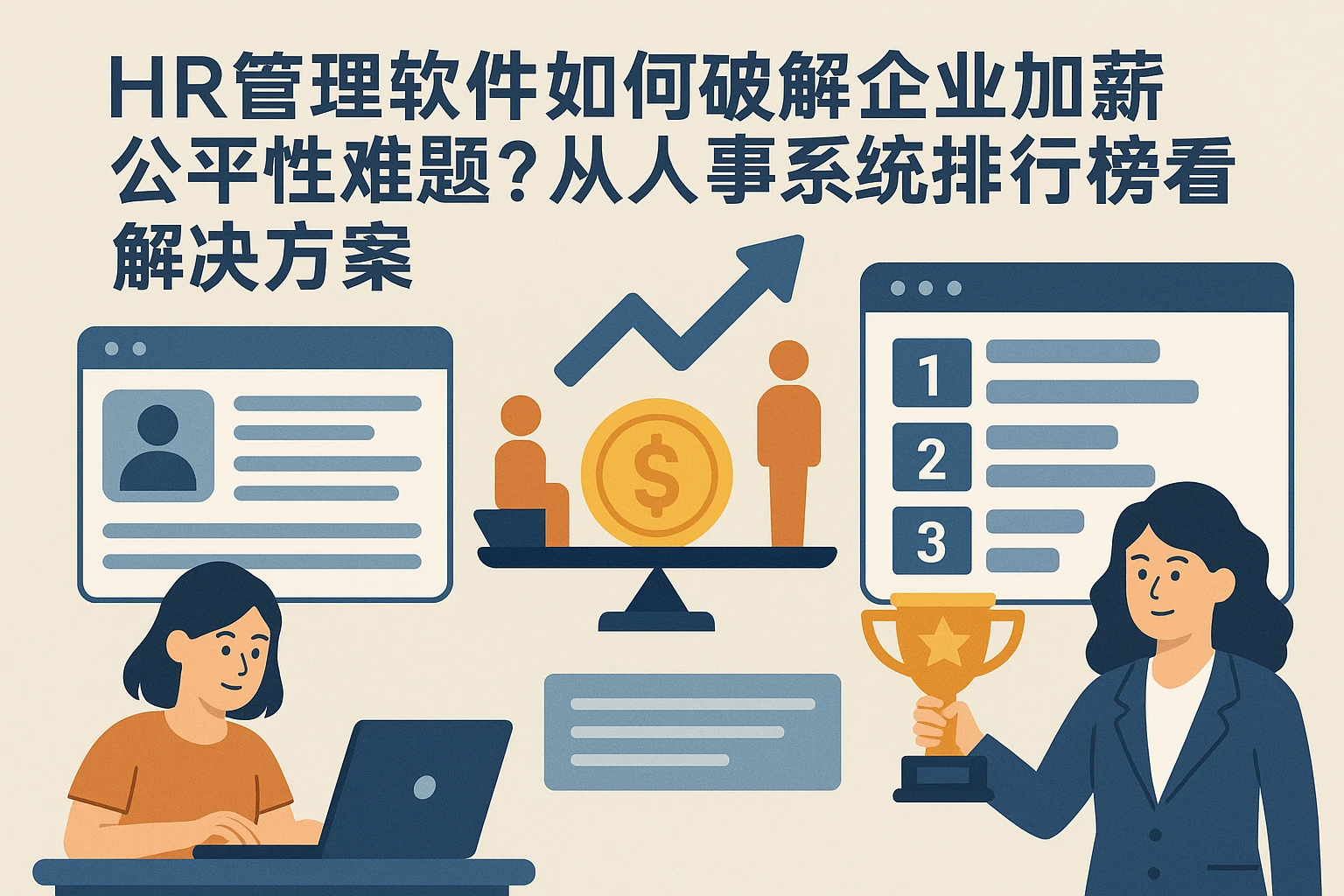 HR管理软件如何破解企业加薪公平性难题？从人事系统排行榜看解决方案
