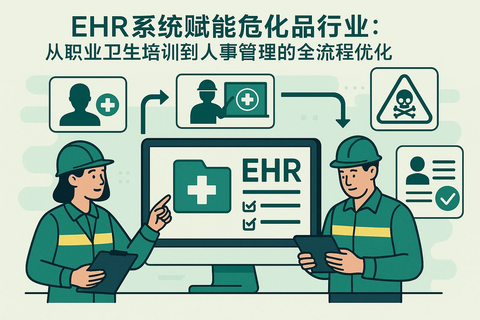 EHR系统赋能危化品行业：从职业卫生培训到人事管理的全流程优化