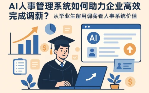 AI人事管理系统如何助力企业高效完成调薪?——从毕业生留用调薪看人事系统价值