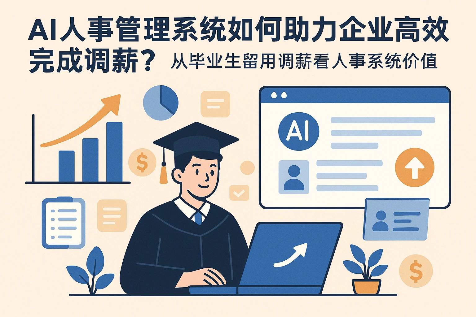 AI人事管理系统如何助力企业高效完成调薪？——从毕业生留用调薪看人事系统价值