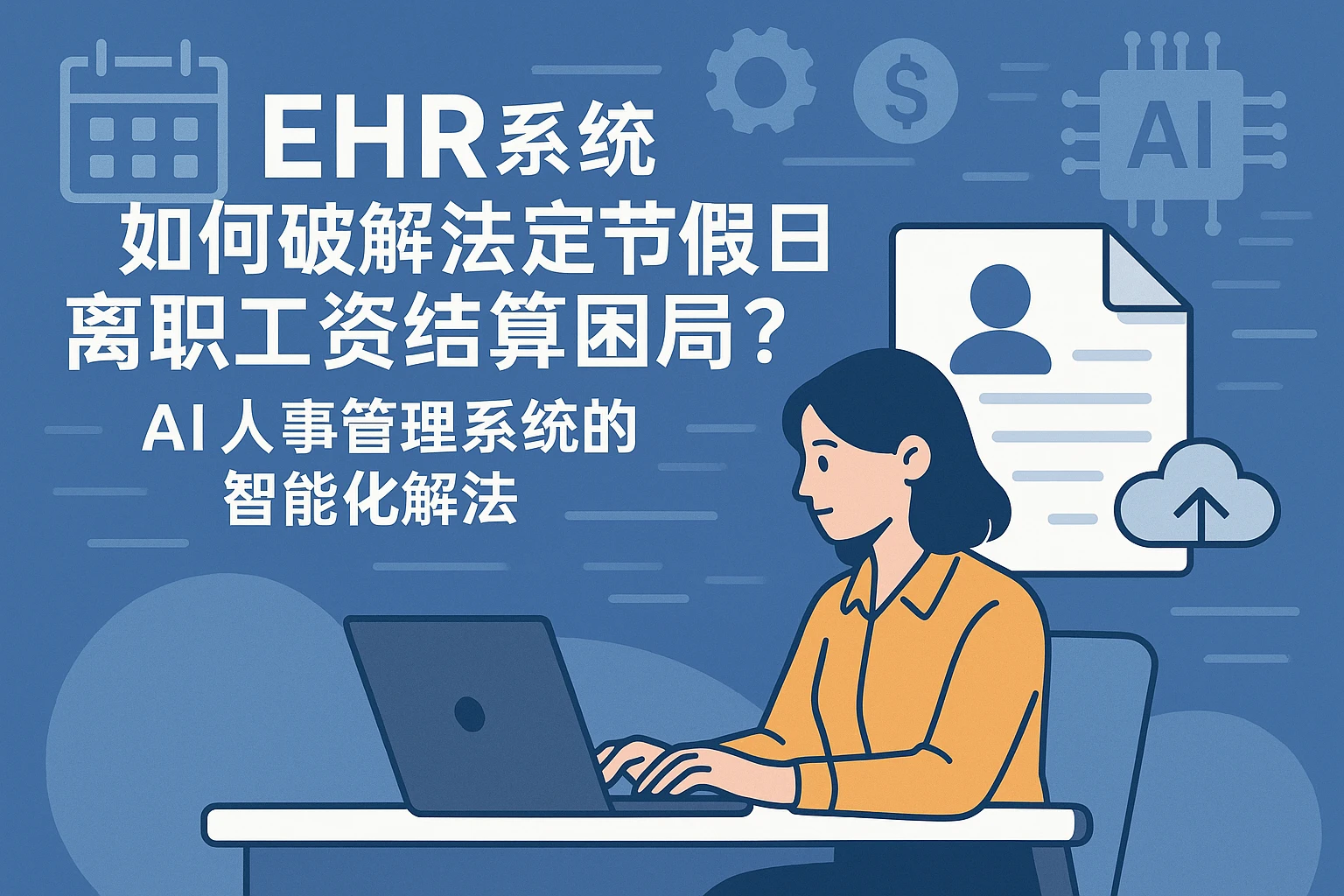 EHR系统如何破解法定节假日离职工资结算困局？AI人事管理系统的智能化解法