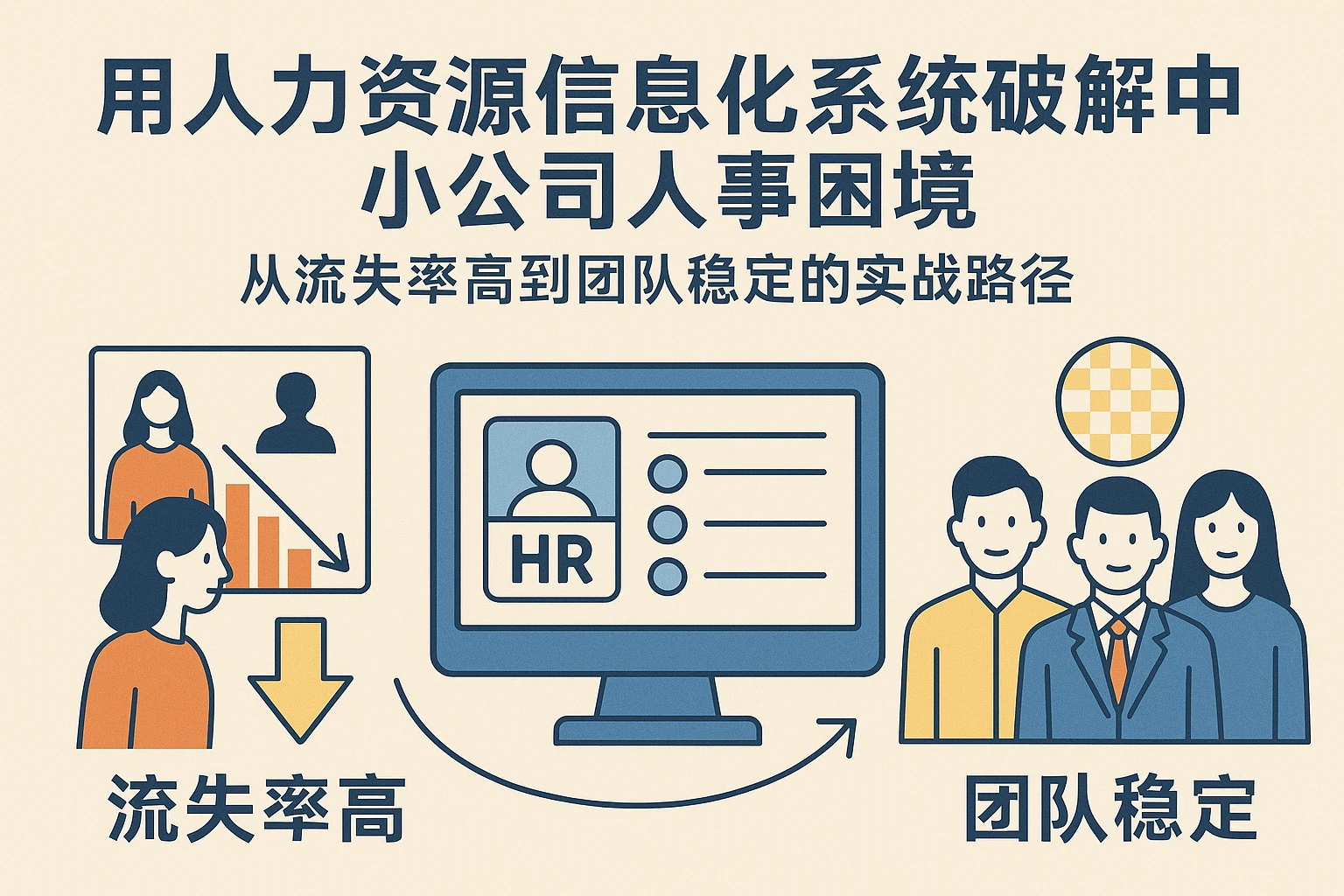 用人力资源信息化系统破解中小公司人事困境：从流失率高到团队稳定的实战路径