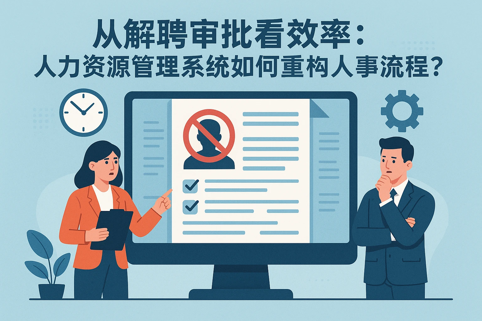 从解聘审批看效率：人力资源管理系统如何重构人事流程？