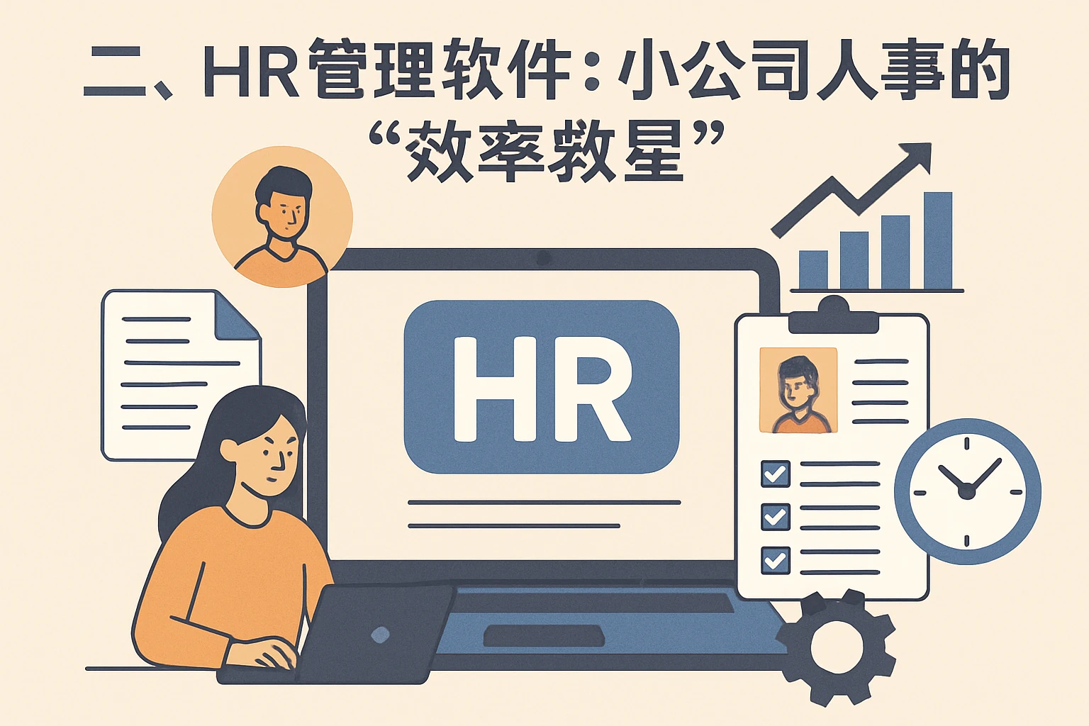 二、HR管理软件：小公司人事的“效率救星”
