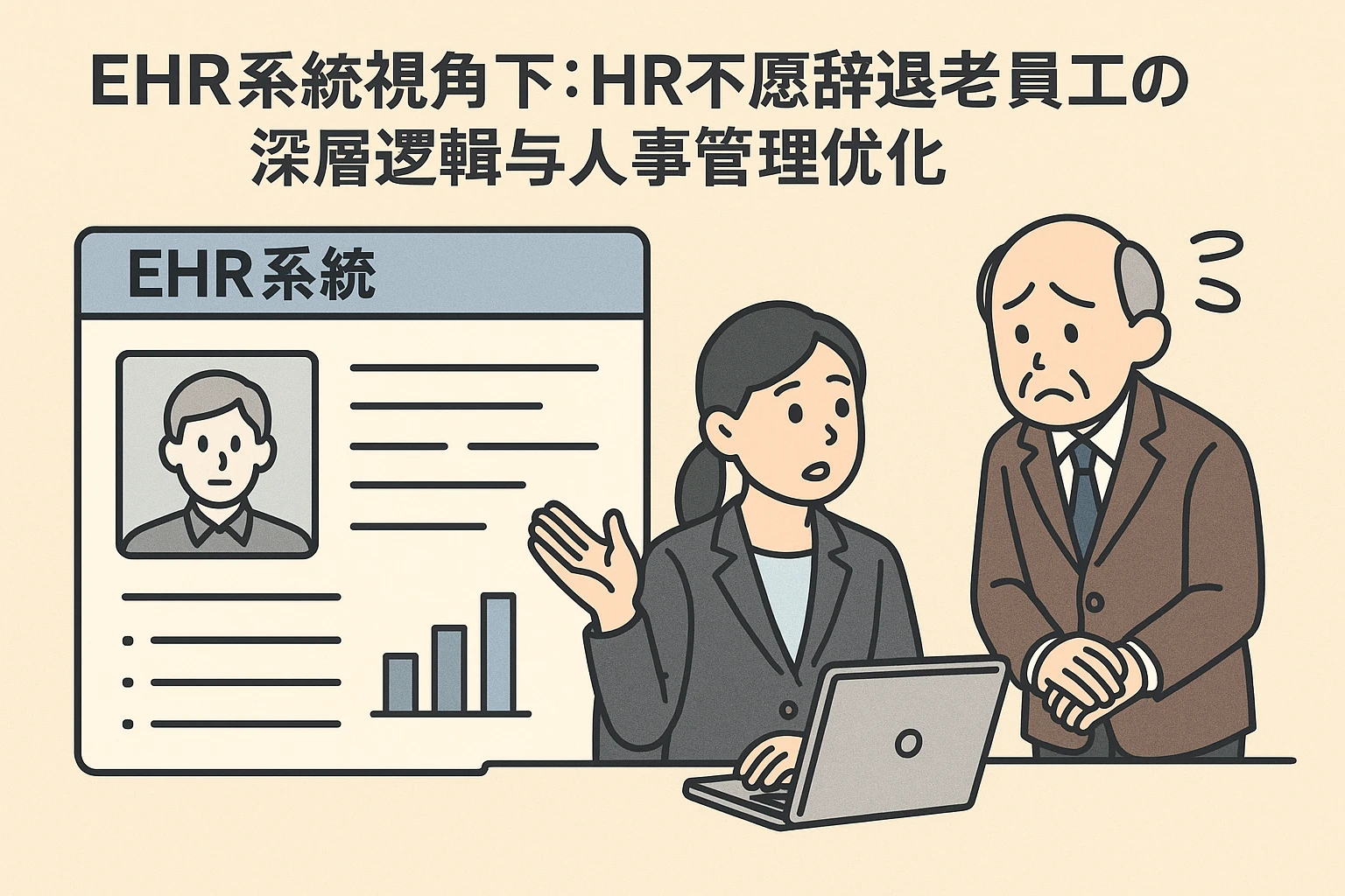 EHR系统视角下：HR不愿辞退老员工的深层逻辑与人事管理优化