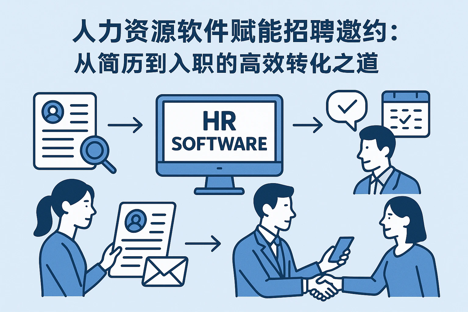 人力资源软件赋能招聘邀约：从简历到入职的高效转化之道