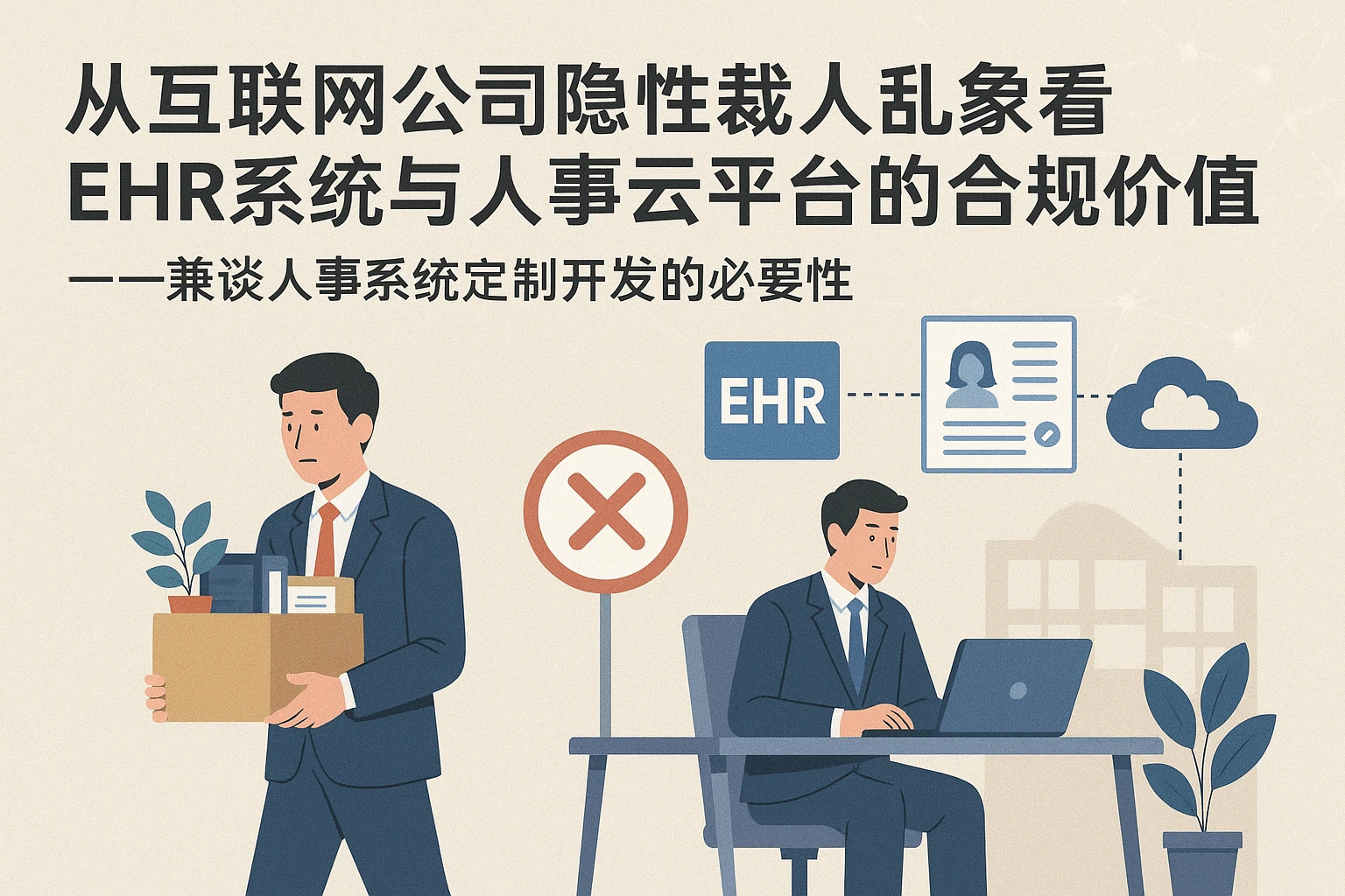 从互联网公司隐性裁人乱象看EHR系统与人事云平台的合规价值——兼谈人事系统定制开发的必要性
