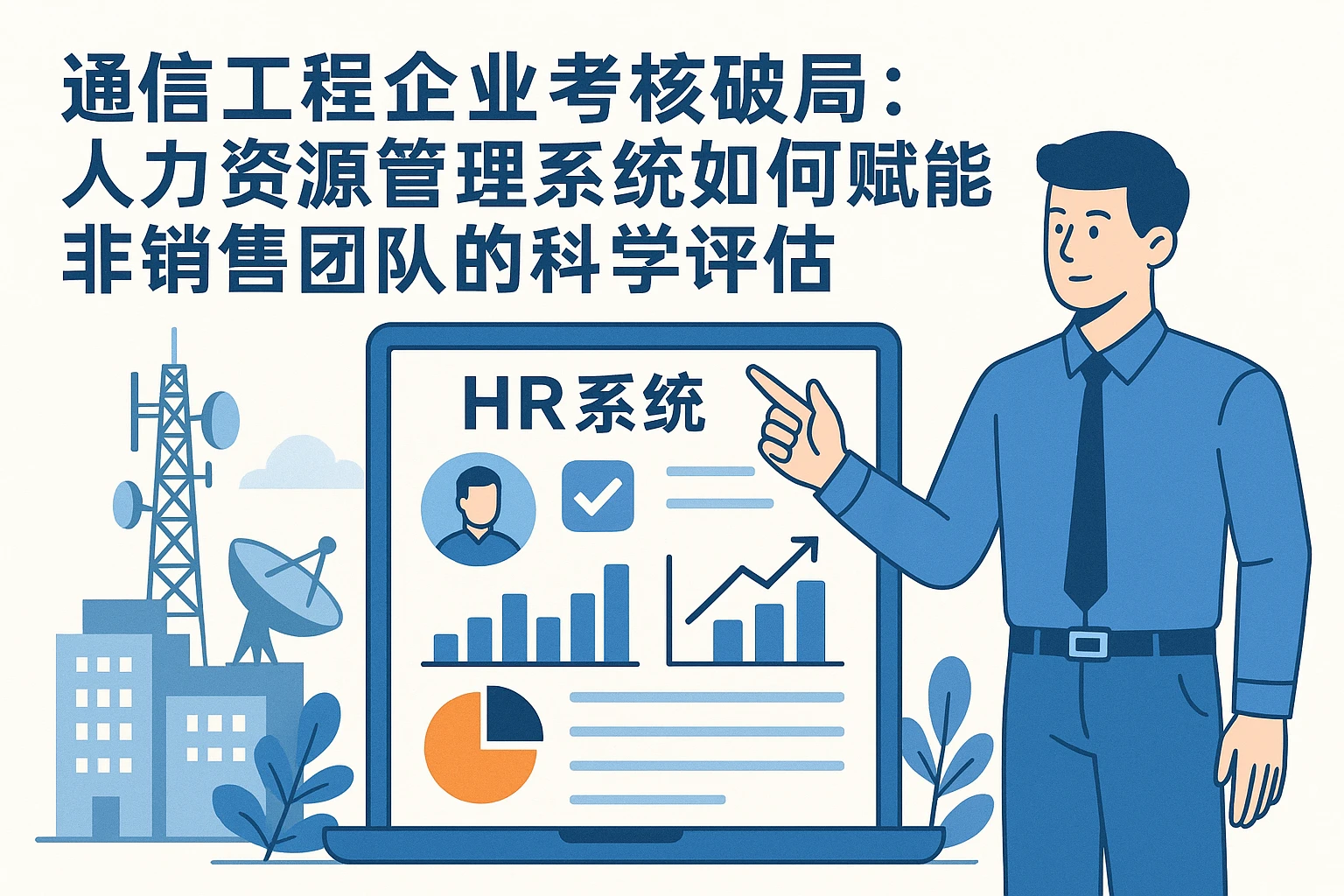 通信工程企业考核破局：人力资源管理系统如何赋能非销售团队的科学评估