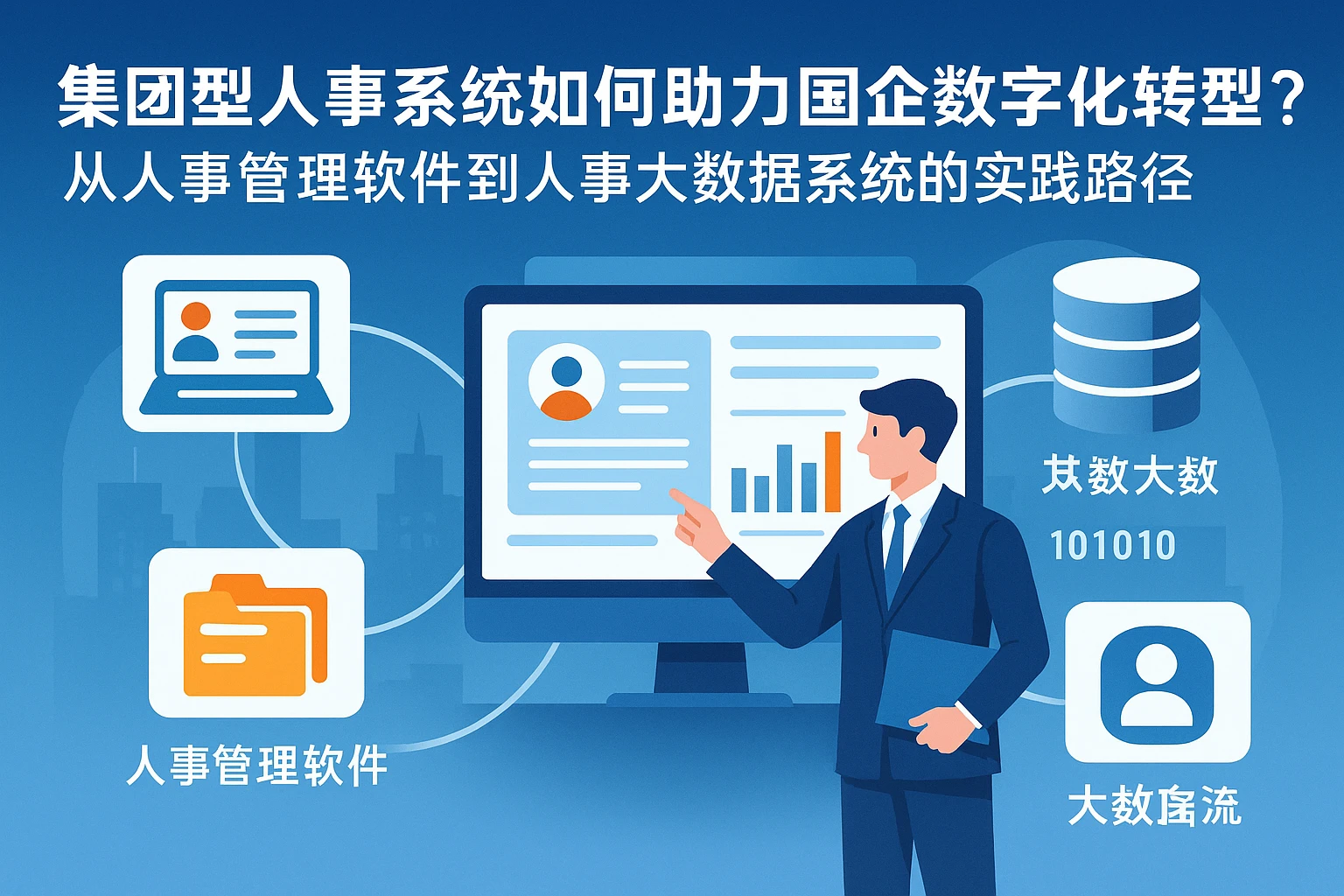 集团型人事系统如何助力国企数字化转型？从人事管理软件到人事大数据系统的实践路径