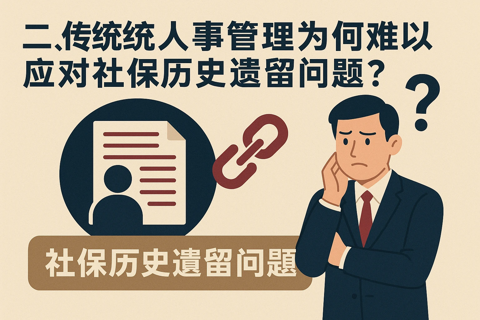 二、传统人事管理为何难以应对社保历史遗留问题？