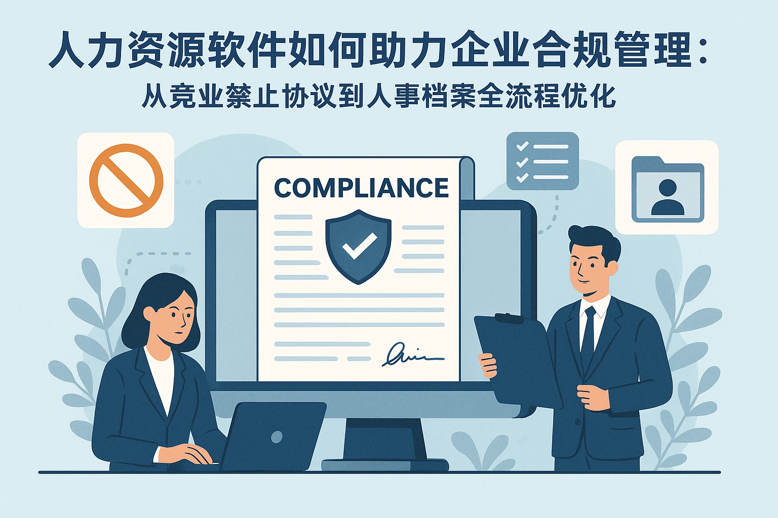 人力资源软件如何助力企业合规管理：从竞业禁止协议到人事档案全流程优化