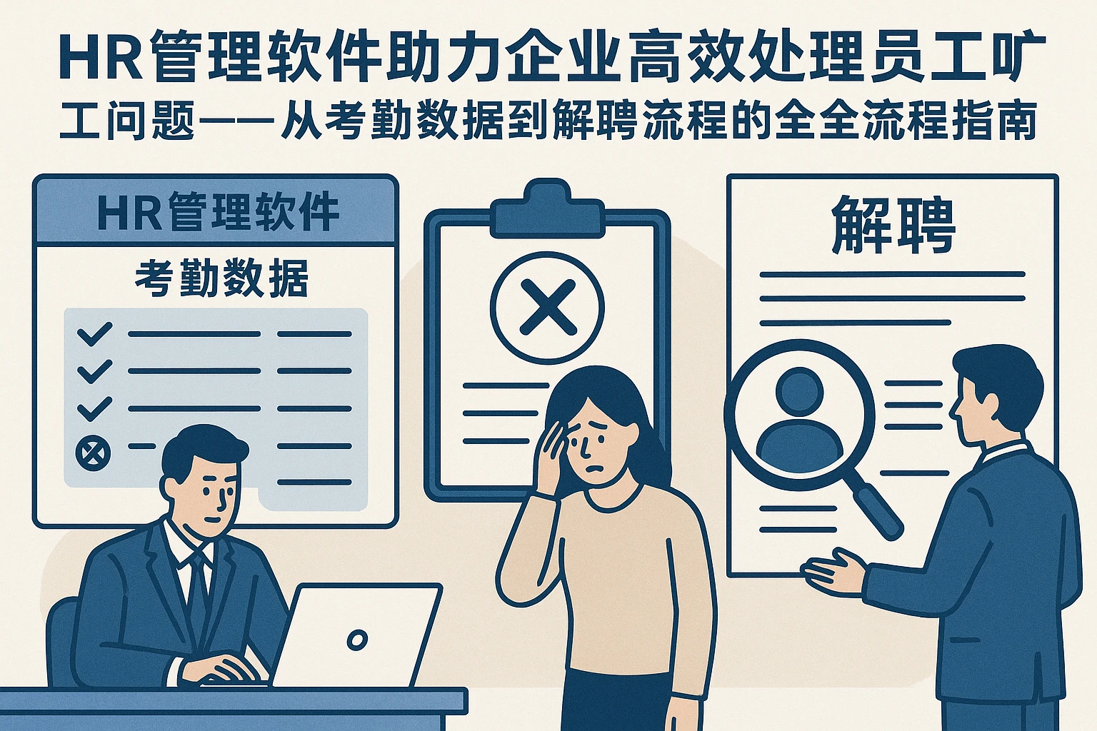 HR管理软件助力企业高效处理员工旷工问题——从考勤数据到解聘流程的全流程指南