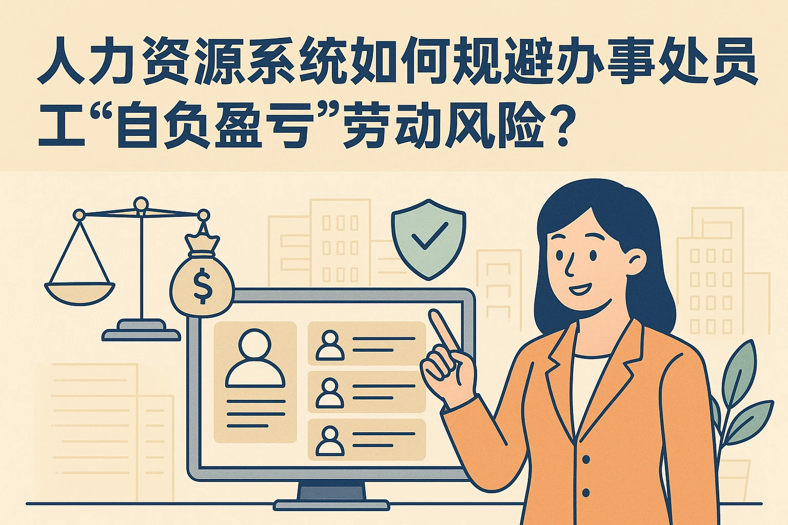 人力资源系统如何规避办事处员工“自负盈亏”劳动风险？