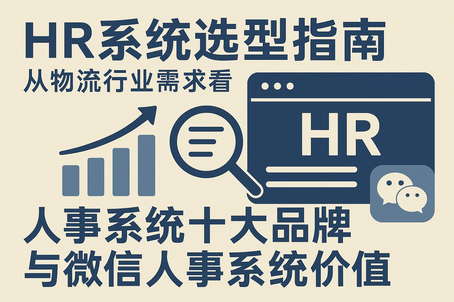 HR系统选型指南：从物流行业需求看人事系统十大品牌与微信人事系统价值
