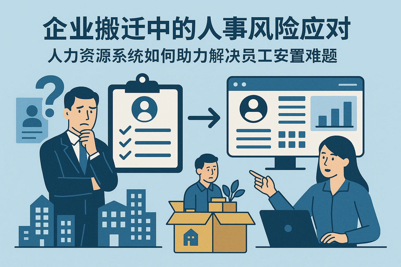 企业搬迁中的人事风险应对：人力资源系统如何助力解决员工安置难题