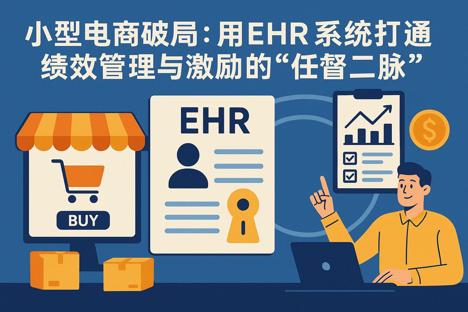 小型电商破局：用EHR系统打通绩效管理与激励的“任督二脉”