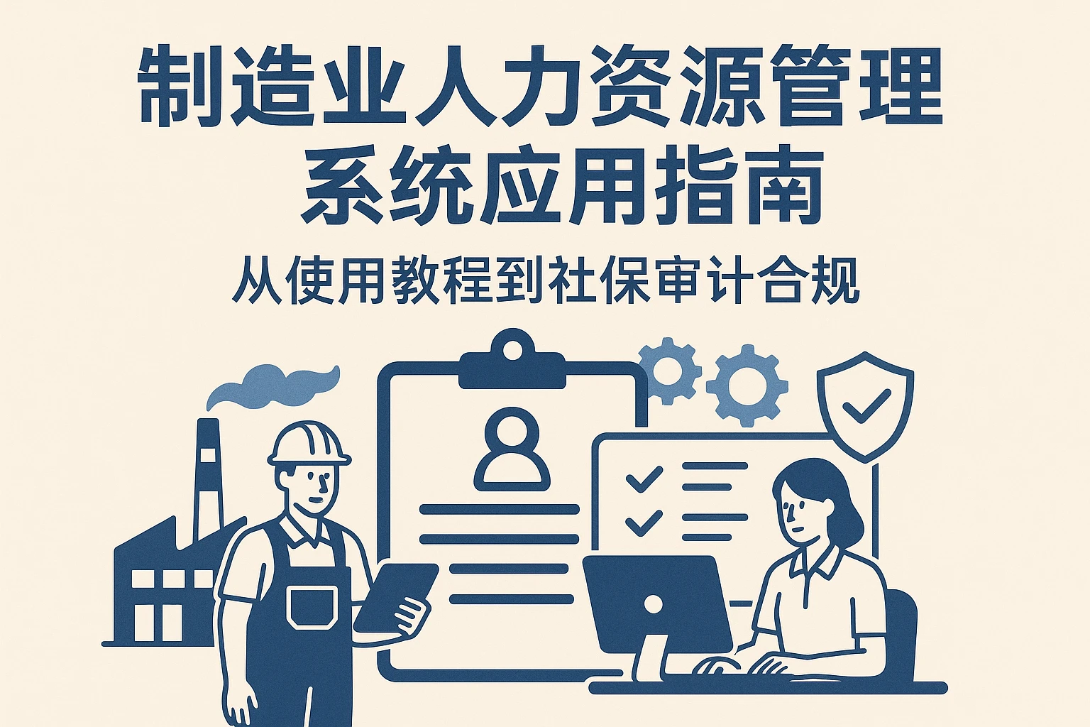 制造业人力资源管理系统应用指南：从使用教程到社保审计合规