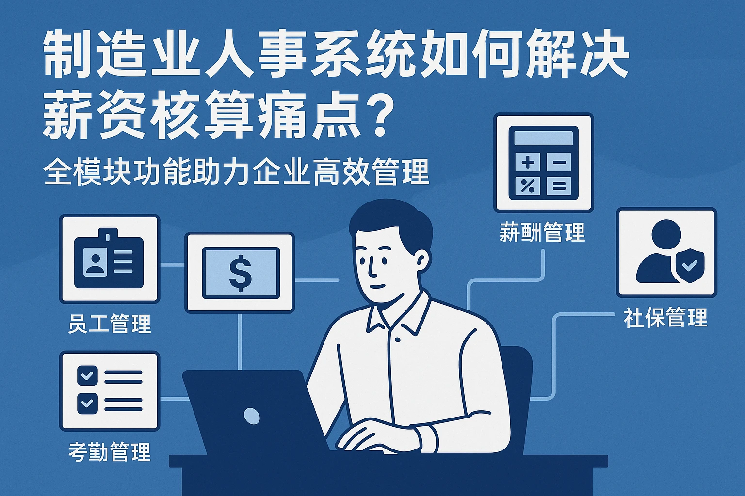 制造业人事系统如何解决薪资核算痛点？全模块功能助力企业高效管理