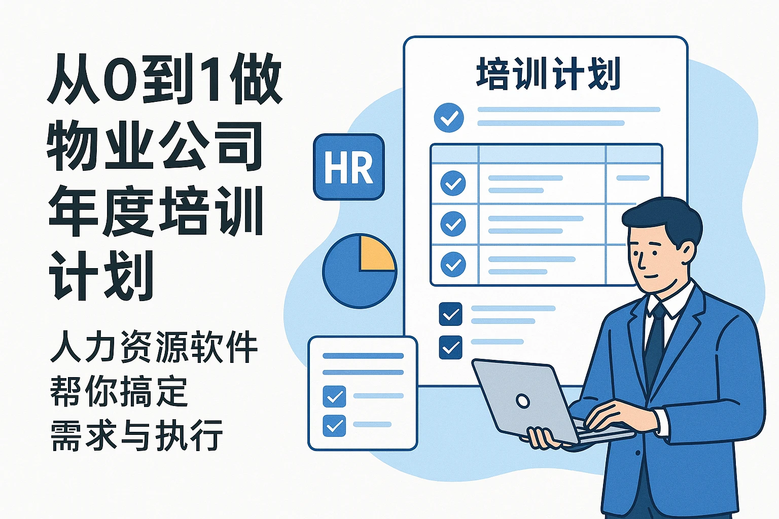 从0到1做物业公司年度培训计划：人力资源软件帮你搞定需求与执行