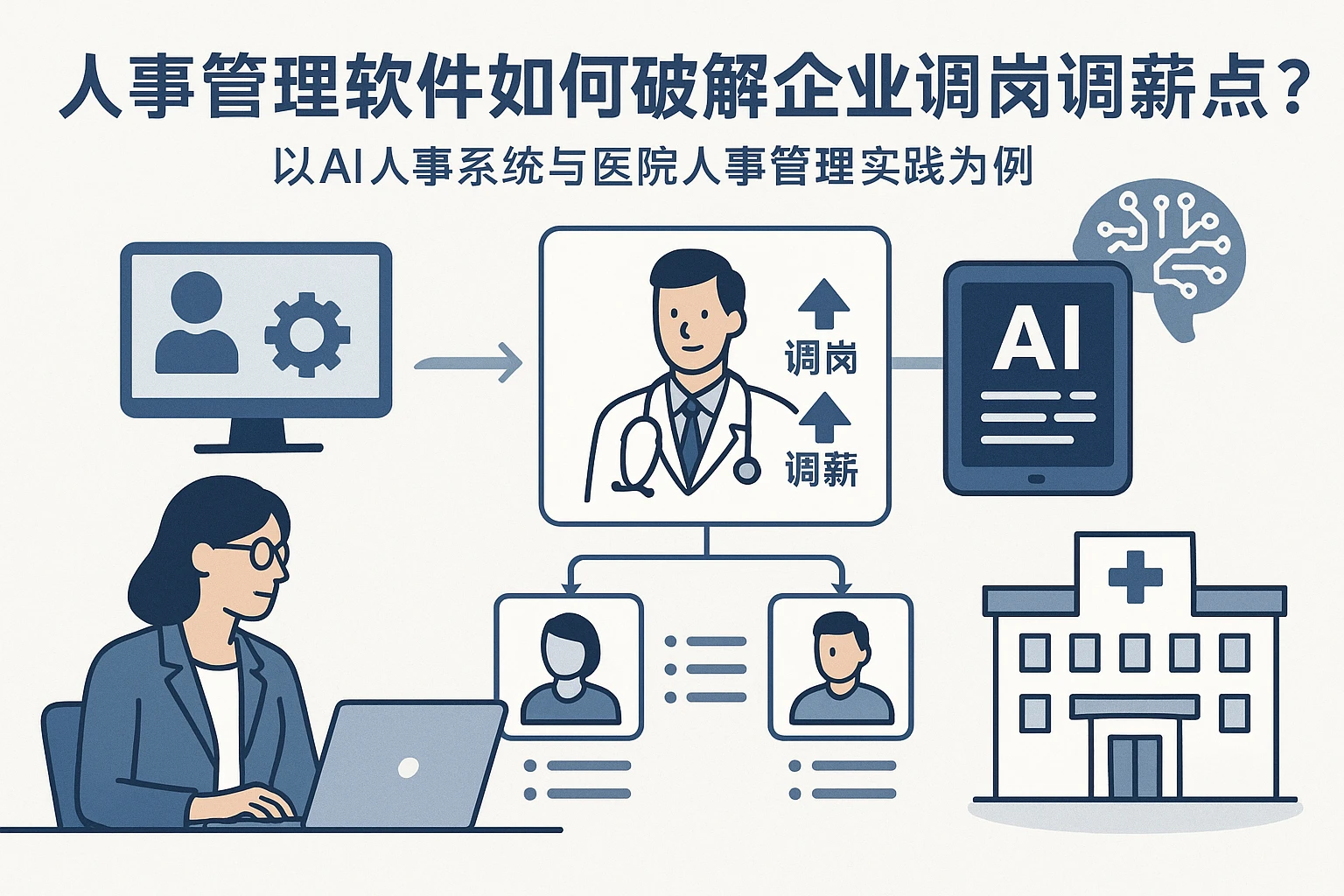 人事管理软件如何破解企业调岗调薪痛点？以AI人事系统与医院人事管理实践为例