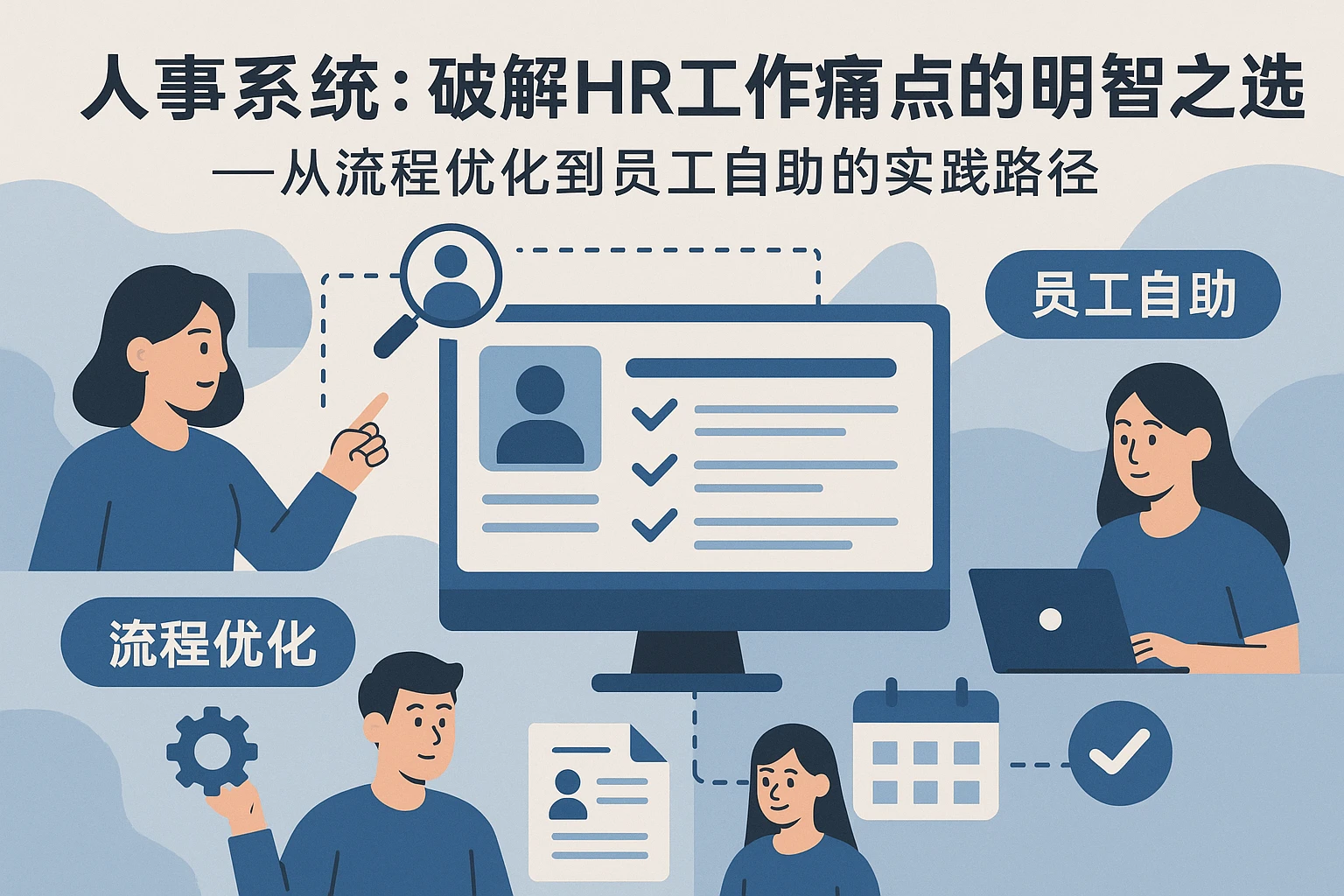 人事系统：破解HR工作痛点的明智之选——从流程优化到员工自助的实践路径