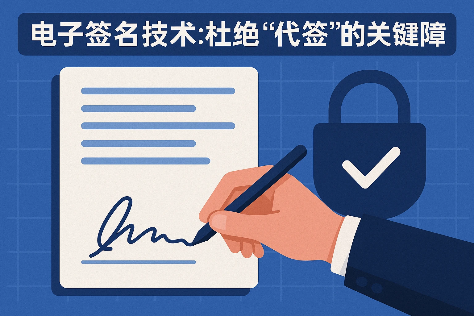 2. 电子签名技术：杜绝“代签”的关键屏障