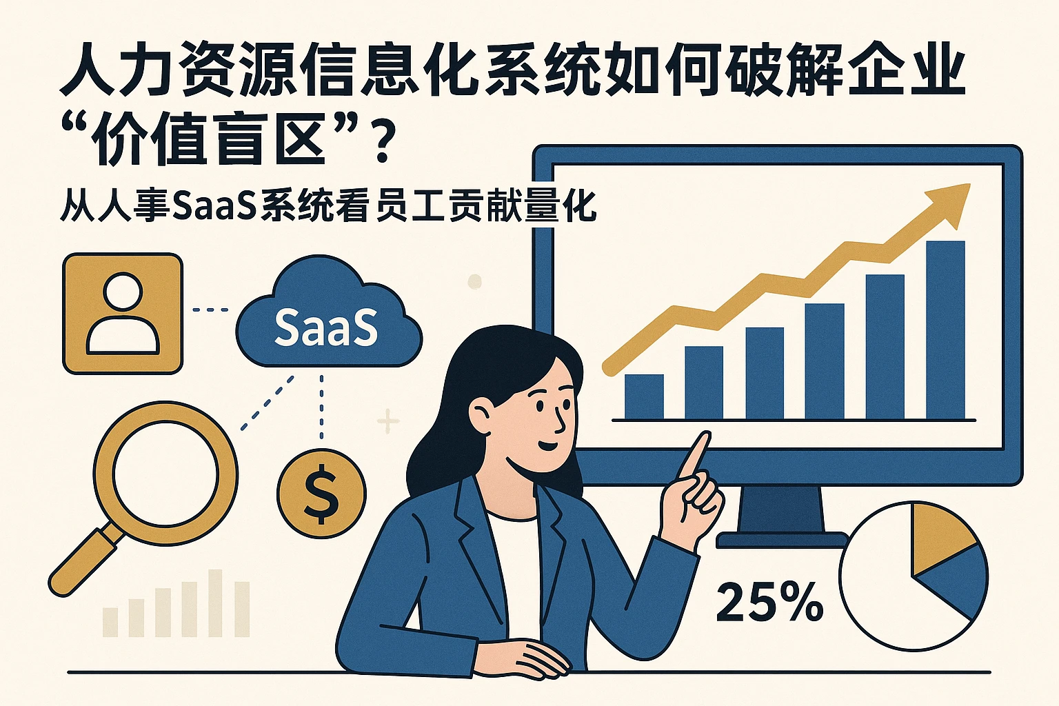 人力资源信息化系统如何破解企业“价值盲区”？从人事SaaS系统看员工贡献量化