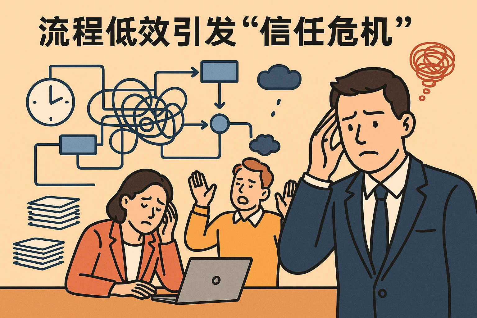 2. 流程低效引发“信任危机”