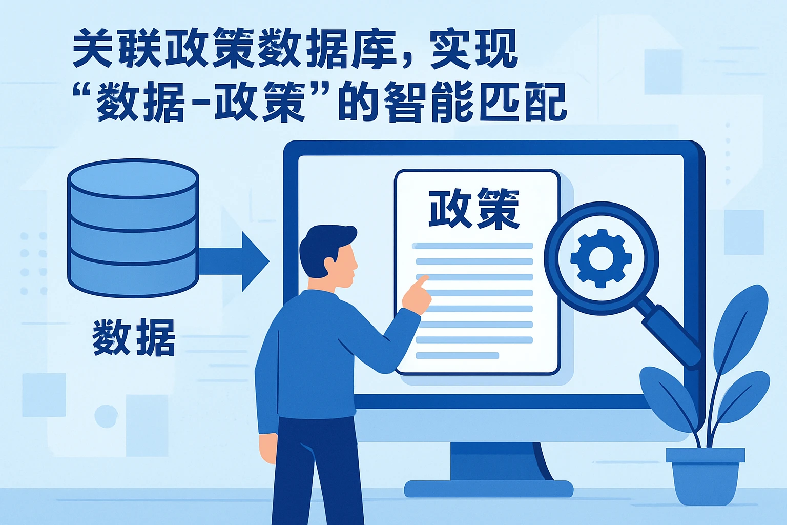 2. 关联政策数据库，实现“数据-政策”的智能匹配