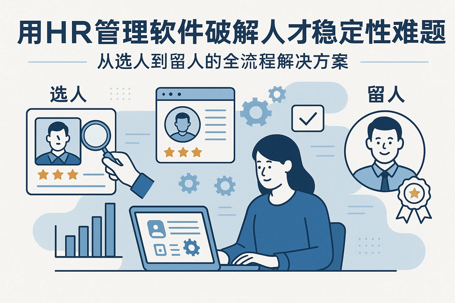用HR管理软件破解人才稳定性难题：从选人到留人的全流程解决方案