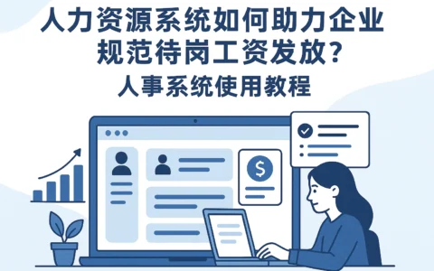 人力资源系统如何助力企业规范待岗工资发放？附人事系统使用教程