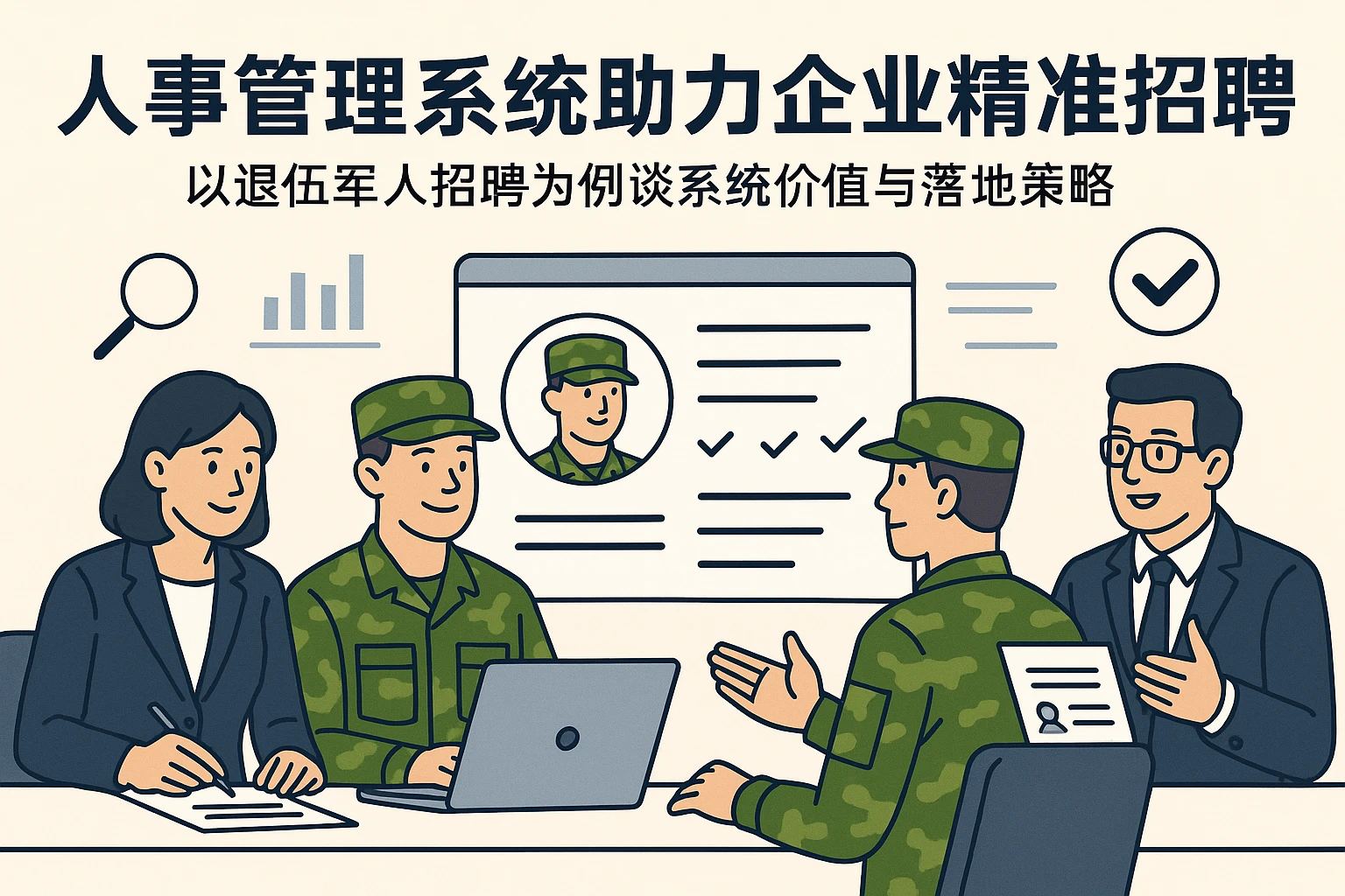 人事管理系统助力企业精准招聘：以退伍军人招聘为例谈系统价值与落地策略